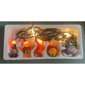 Vintage Disney Winnie the Pooh Tigger Piglet Ez Light‎ Christmas Tree Light Set